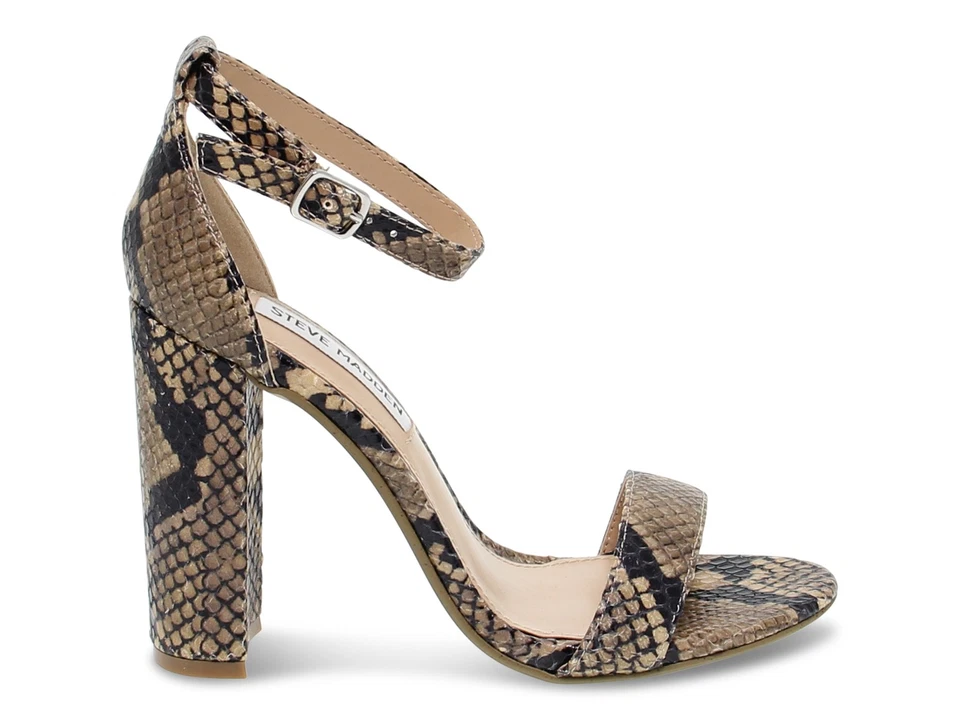 Sandales à talons Steve Madden CARRSON P en python serpent - Chaussures Femme - Photo 1/4