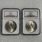 1922- P Peace Silver Dollar NGC MS-64 X2 See Pics….