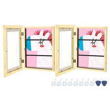 Art Frame 8.5x11 Front Opening Frames for Wall for Artwork Picture, 2 Pcs, Gold