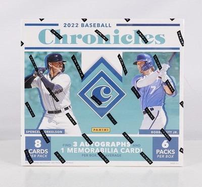 2022 PANINI CHRONICLES BASEBALL HOBBY BOX