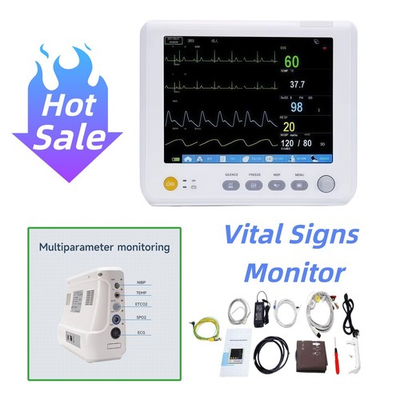 #ad New Vital Signs Monitor 8 in Human Portable 6 parameter Medical Patient Monitor $350.00