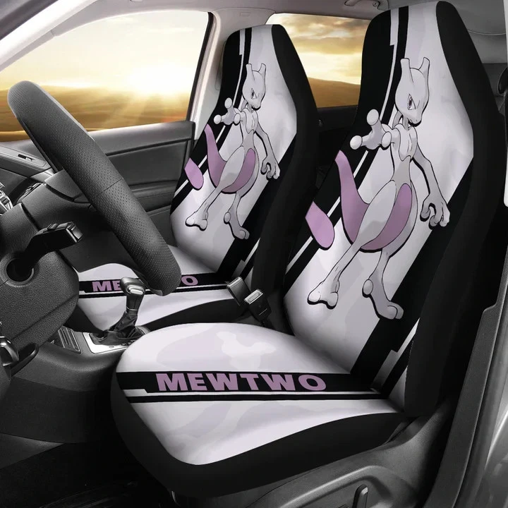 Mewtwo PKM Car Seat Covers Style Custom For Fans
