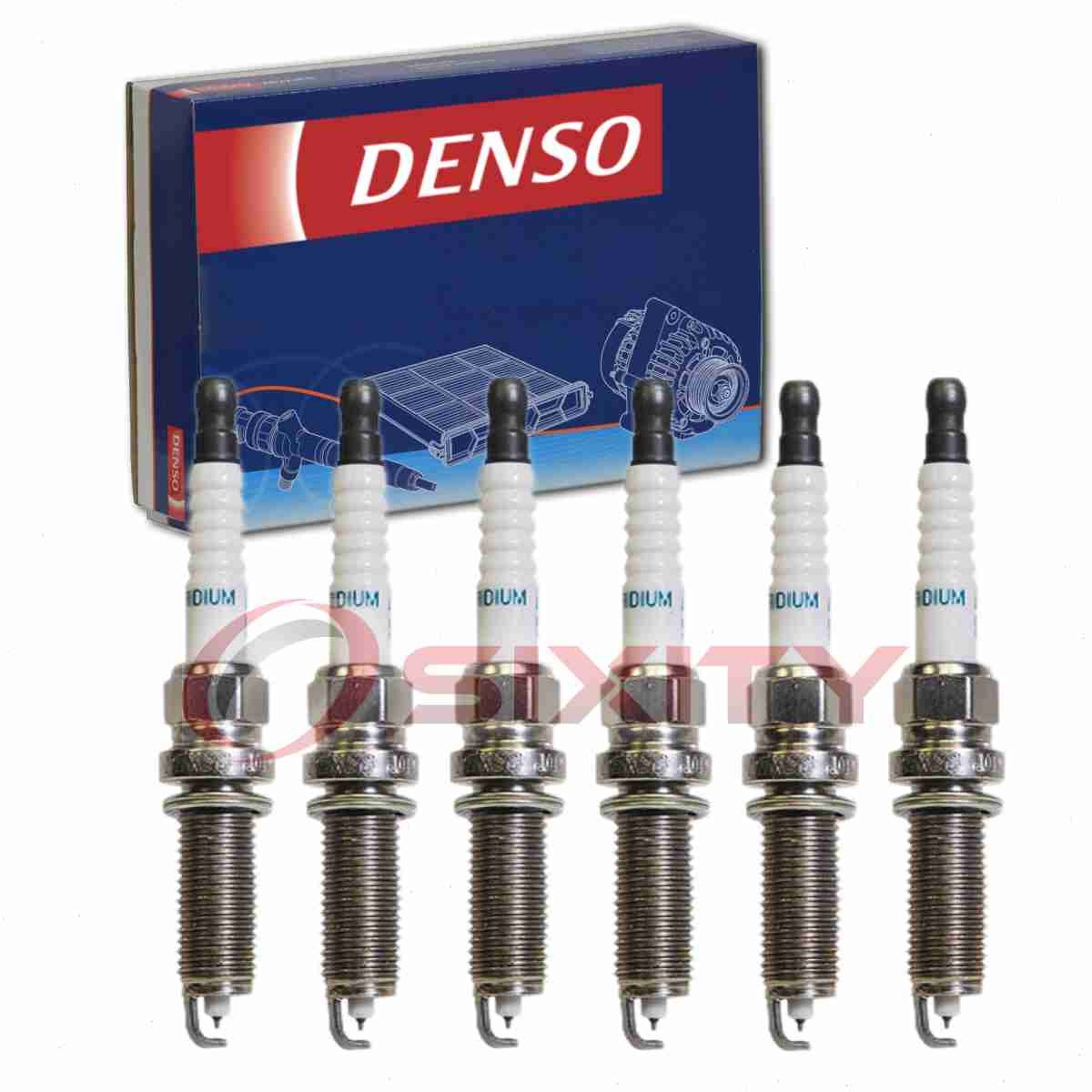 6 pc DENSO 3444 Spark Plugs for SC20HR11 LR0 32080 LR0 19484 90919-01253 op