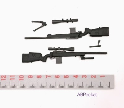 2PC Unique Gun Accessory For 6'' Action Figure Warrior 1/12 Model