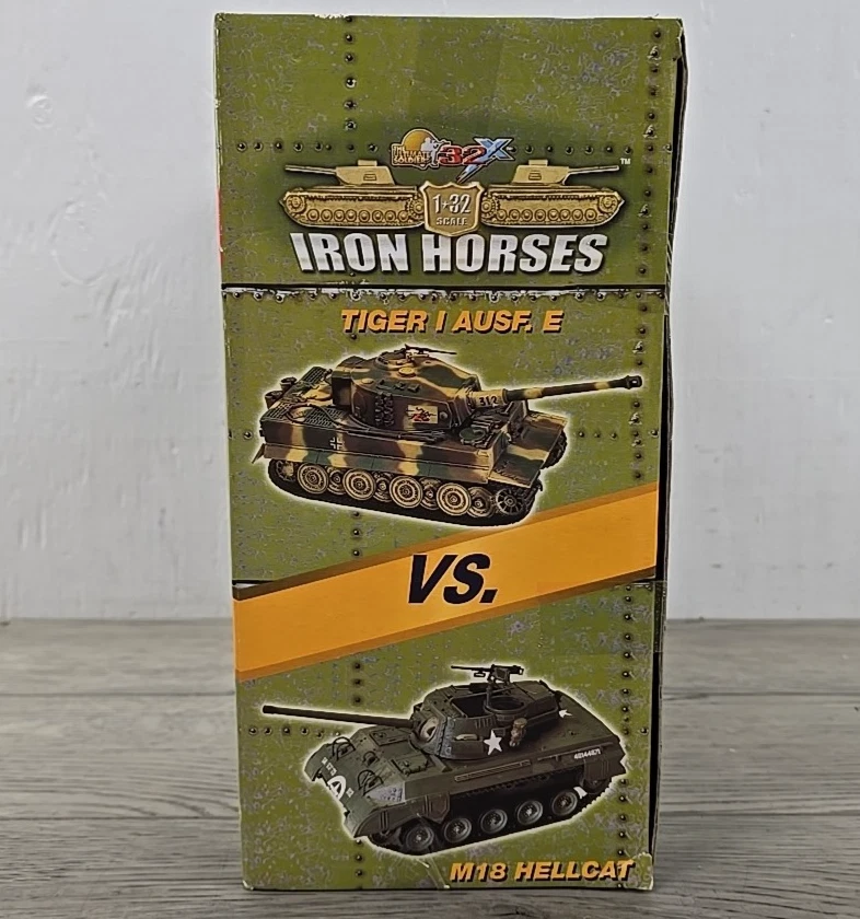 Ultimate Soldier 32X Iron Horses Tiger I AUSF. E vs. M18 Hellcat 1:32 - Sealed - Image 4 of 4