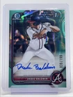DRAKE BALDWIN 2022 BOWMAN CHROME DRAFT 1ST AQUA LAVA AUTO /199 Q0190