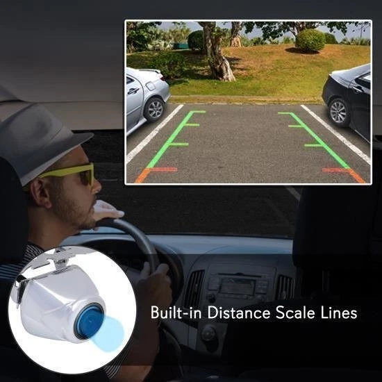 Pyle Rear View Backup Camera Parking Reverse Cam Front or Rear Mountable - Image 4 of 4