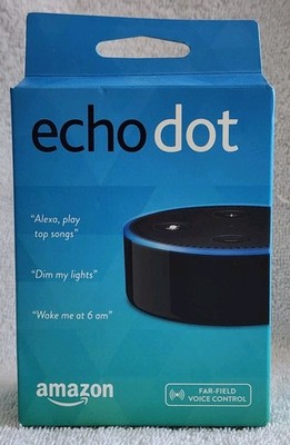 Amazon Echo Dot 2nd Generation Smart Speaker Black Brand New Sealed Alexa