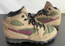 Nike Caldera Vintage 90 s Hiking Boots Women s Size 8 Brown Suede 940305-IB