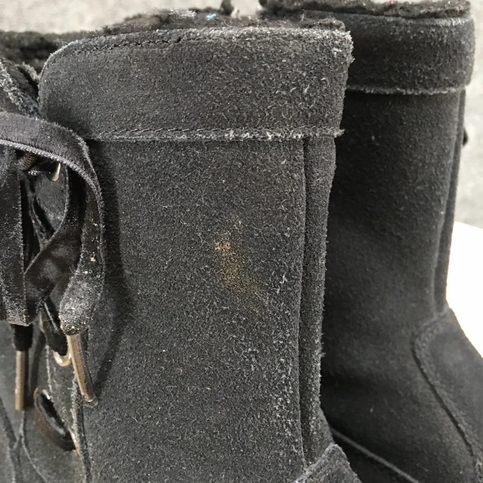 Botas femininas Style & Co. 7,5 M Wynonaa tornozelo marrom couro sintético anabela - Imagem 4 de 4