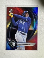 2022 Bowman Platinum Wander Franco Rookie RC RED PARALLEL #/10 #69 SP RARE