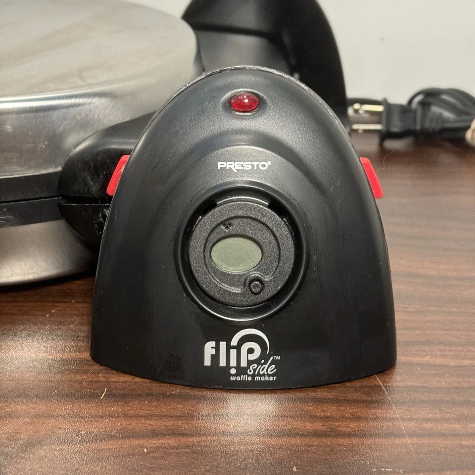 Presto FlipSide Gofrera Belga Eléctrica Antiadherente Temporizador Digital PROBADO Foto 3 de 4