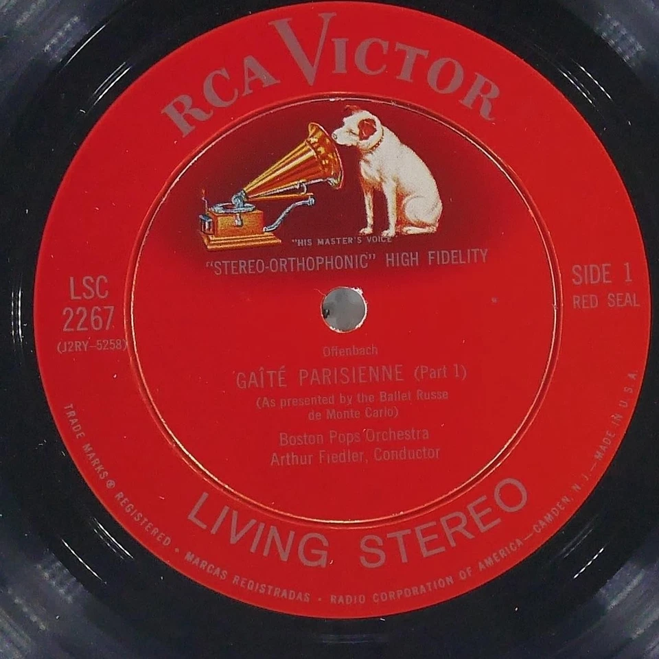 JACQUES OFFENBACH Gaîté Parisienne RCA VICTOR LSC-2267 VG+ / VG- LP 1959 Modern - Image 3 of 4