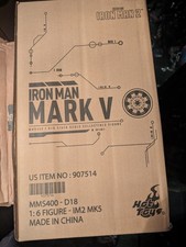 Hot Toys MMS400 - D18 Iron Man Mark V Diecast 1/6 Figure MCU Marvel Avengers