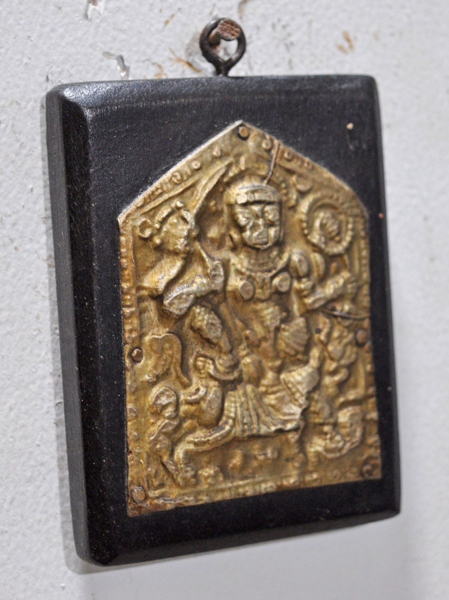 Antique Brass Pendant Jewelery Wall Décor Original Old Fine Hand Crafted View 2