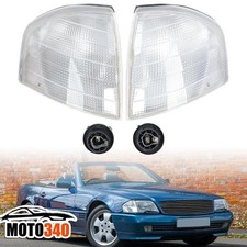 2x Weiße Blinker für Mercedes Benz SL R129 1992-2000 Seitenblinker Links Rechts 2x Weiße Blinker für Mercedes Benz SL R129 1992-2000 Seitenblinker Links Rechts