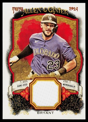 2024 Topps Allen & Ginter #AGR-KB Kris Bryant Full-Size Relics A
