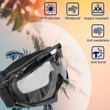 Motorcycle Goggles Dirt Bike Goggles Windproof ATV Dustproof Racing Goggles