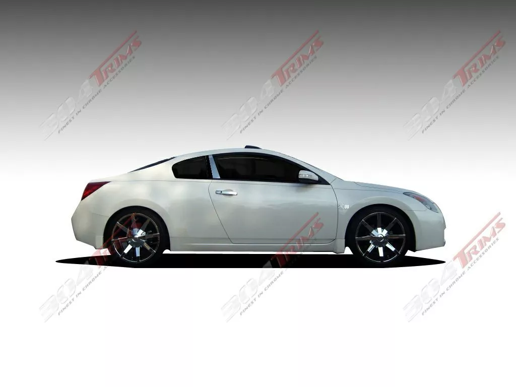 FITS NISSAN ALTIMA COUPE 2DR 2008 2011 STAINLESS CHROME PILLAR