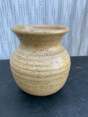 Biddy Rose Milestone House, Avocet, Aldeburgh Studio Pottery Vase 14 cm hoch