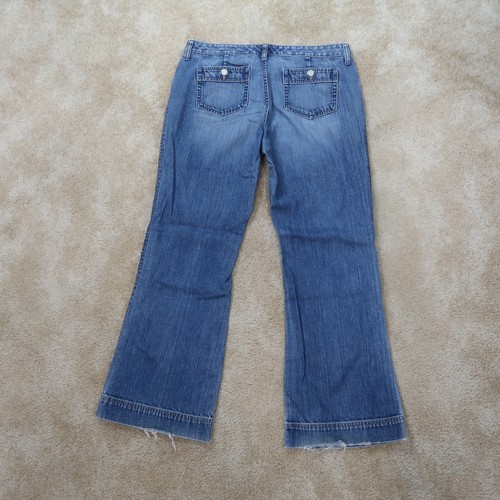 Eddie Bauer Bootcut jeans donna 12 pantaloni denim blu - Foto 5 di 11