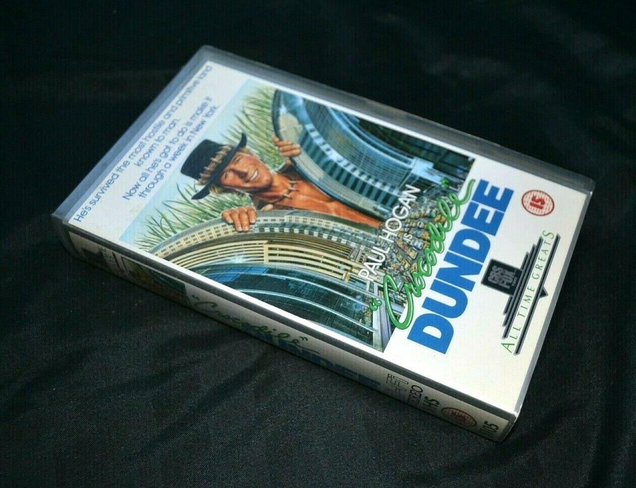 VHS Video Cassette Movie Crocodile Dundee 1986