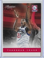 2012-13 Panini Prestige Basketball Thaddeus Young Card #148 Philadelphia 76ers