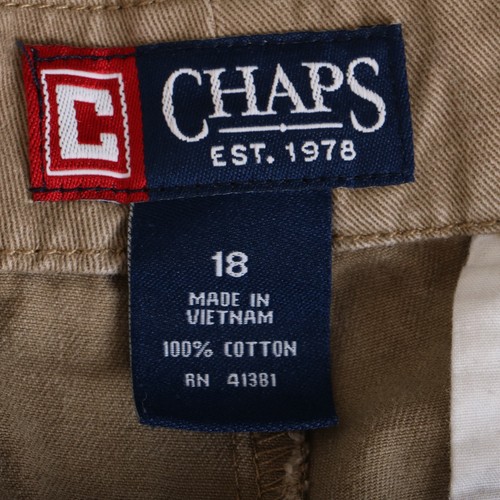 Chaps Classic Chino Khaki Casual Dress Pants Girls 18 - Picture 7 of 7