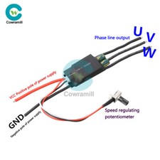 DC6V-24V 200W/1000W BLDC 3 Phase DC Brushless Electric Motor Speed Controller