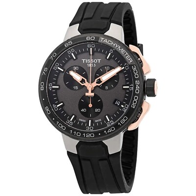 Black Tissot T-Race Cycling Chronograph T111.417.37.441.07 Men s Swiss Watch