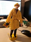 Vintage 1990 Disney Dick Tracy 13" Cloth Doll Action Figure Applause w/stand