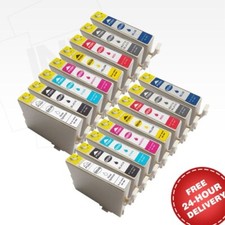 2 Full Sets of Compatible Ink Cartridges For EPSON Stylus Photo R800 R1800