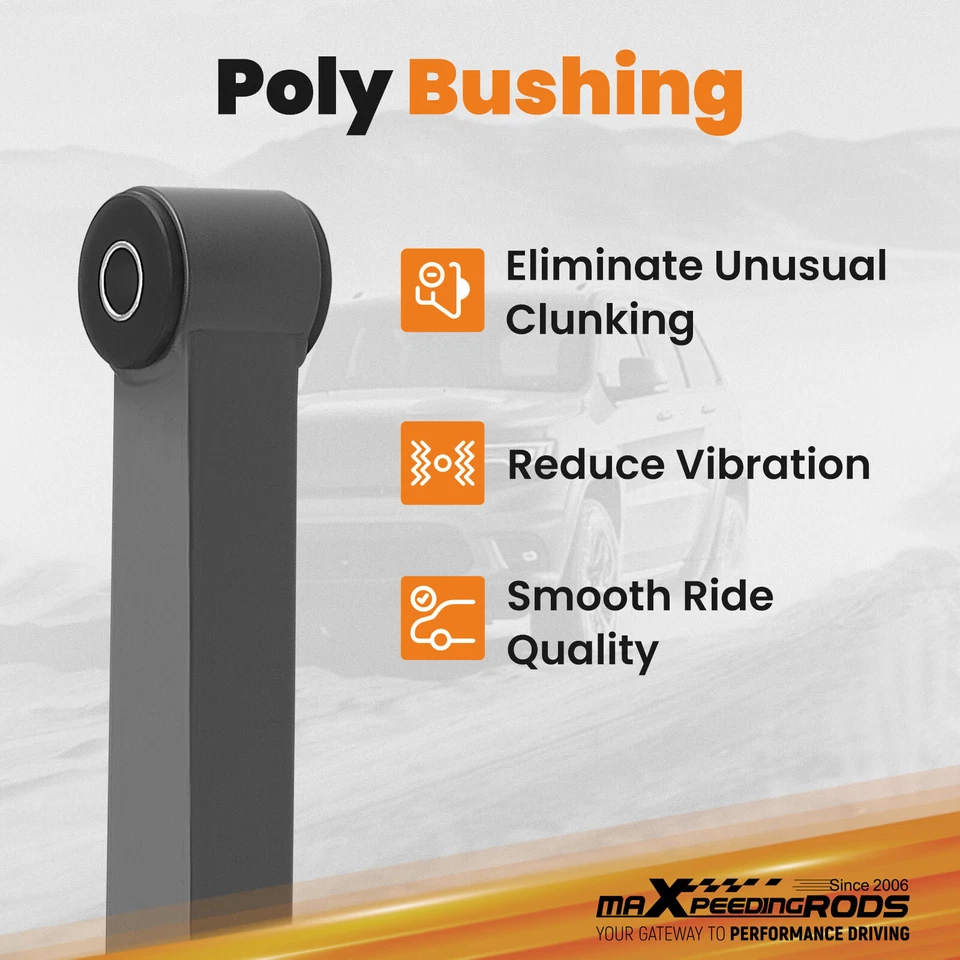 2x Rear Tubular Trailing Arms Set For 1960 1961-1972 Chevy C10 C20 C30 Pickup - Image 3 of 4