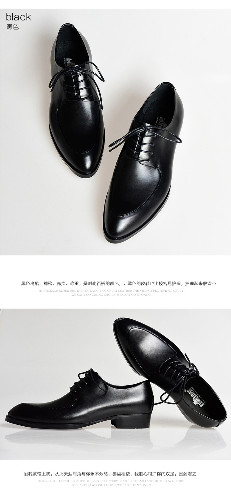 Cowhide British Personality High-Top Sneakers Pointed Toe men's Boots Martin Boots main image 0