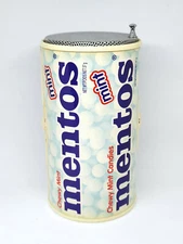 Mentos Can Shaped AM/FM Radio - Rare Vintage Tested & Works