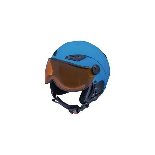 Skihelm Kinder mit Visier Slokker Jaky Blau M 52 bis 55 cm - Bild 1 von 1