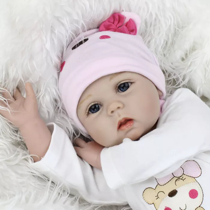 Muñeca De Vinilo y Tela Bebe De Juguete Para Niñas 47cm (Ropa Y Accesorios) | eBay