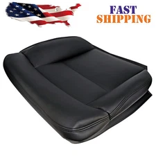 2004-2008 For Ford F150 Driver Side Bottom Replacement Leather Seat Cover Blk US