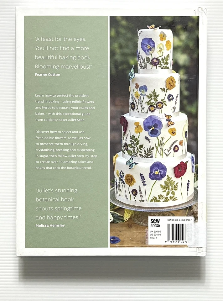 Botanical Baking by Juliet Sear Cookbook Ex-Library HC 2019 - Image 2 of 4
