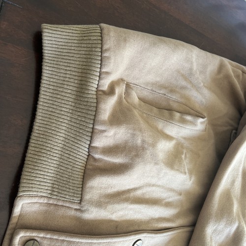 Sean John Mens Wool Blend Bomber Jacket Size XXL, Tan, Fully Lined Read - Picture 20 of 22