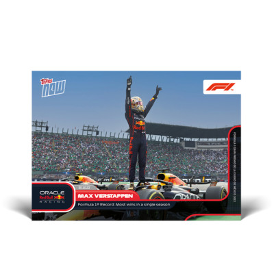 Topps Now Formula 1 2022 - Card 73 - Max Verstappen - Red Bull Racing
