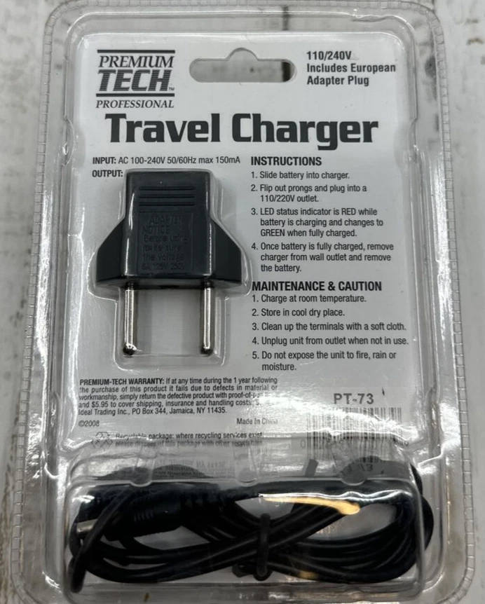 Cargador rápido de pared/coche PTD-73 USB de batería única AC/DC para Nikon EN EL20 NUEVO Foto 3 de 4