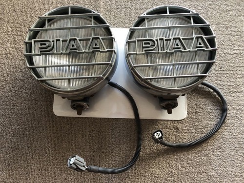 PIAA Chrome Fog Lights Round Land Cruiser Prado 80 Series - Picture 5 of 12