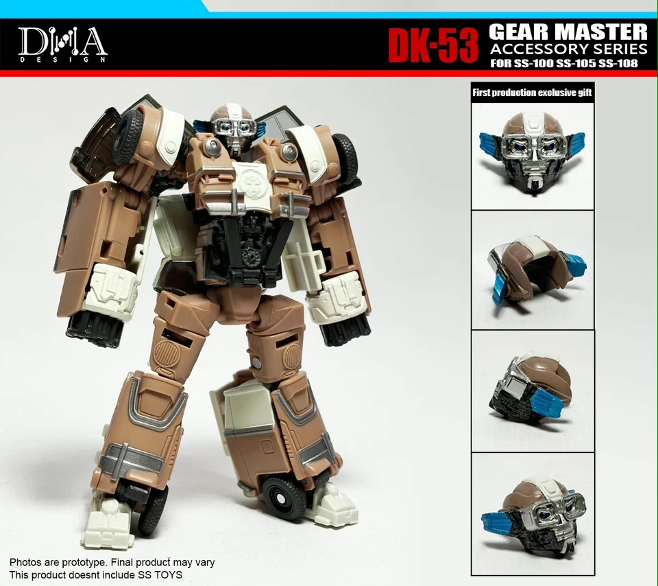WITH BONUS! DNA DK-53 Upgrade Kit For SS105 MIRAGE SS108 WHEELJACK SS100 BEE - Image 4 of 4