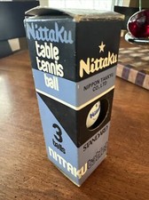 1960 VINTAGE NITTAKU Official Table Tennis BALLS Ping Pong Nippon Takkyu Co