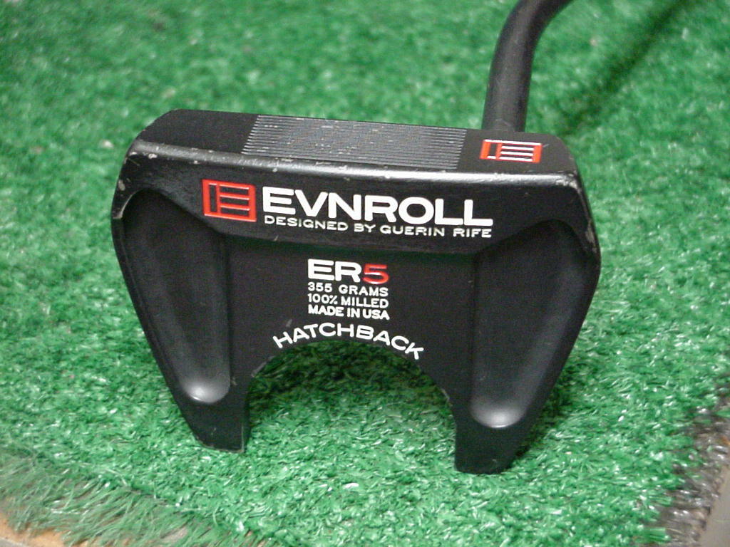 クラブ EVNROLL ER5 100% MILLED 34in Black Evnroll ER5 100% Milled Putter 34 Inch BGT Stability Shaft