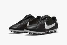 Nike The Premier III FG Black White Soccer Cleats AT5889-010 Men's 4.5/Wms 6 New