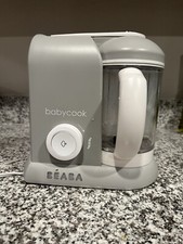 BEABA BabyCook Solo Electric Baby Food Maker Processor Blender Steamer - BEA010A