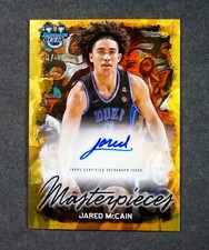 2023 Bowman U Best Masterpieces Gold Auto Jared McCain RC /50