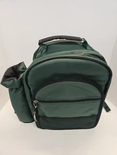 Picnic Time Picnic Backpack Safari Green W/Insulated beverage Holder